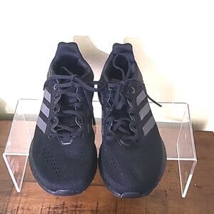 Adidas Primegreen Black Pureboost 21 Running Shoes, Size 4
